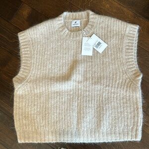 NWT Anine Bing Adam Crewneck vest size L